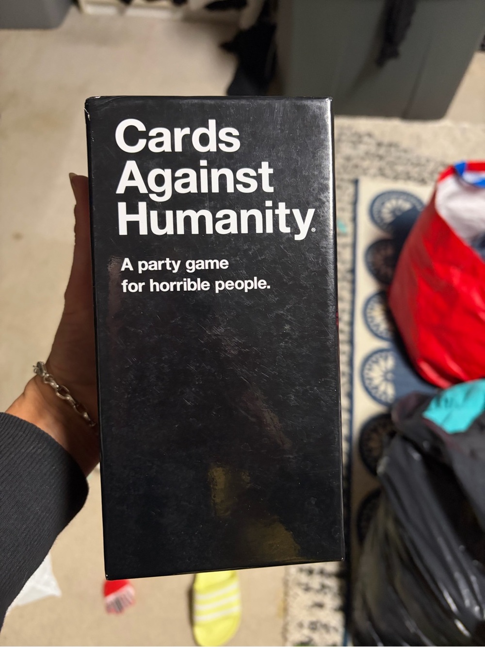 Party City Cards Against Humanity Box in Black
